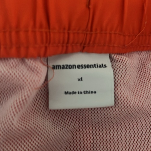 Amazon Essentials Men's Orange Swim Trunks - Picture 3 of 3